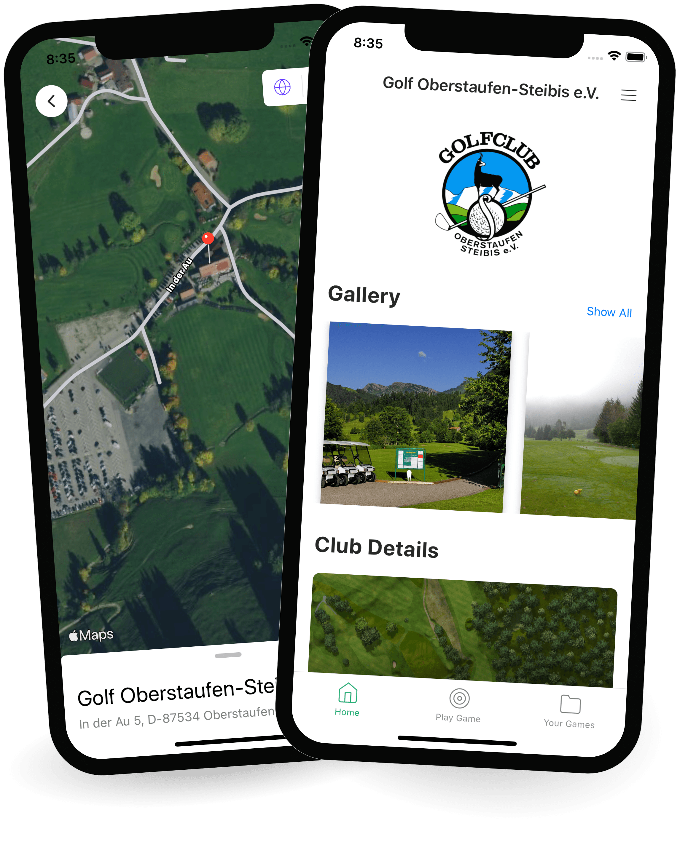 Náhľad obrazoviek jednej zo série mobilných aplikácie Creative Golf 3d | 1 z 4