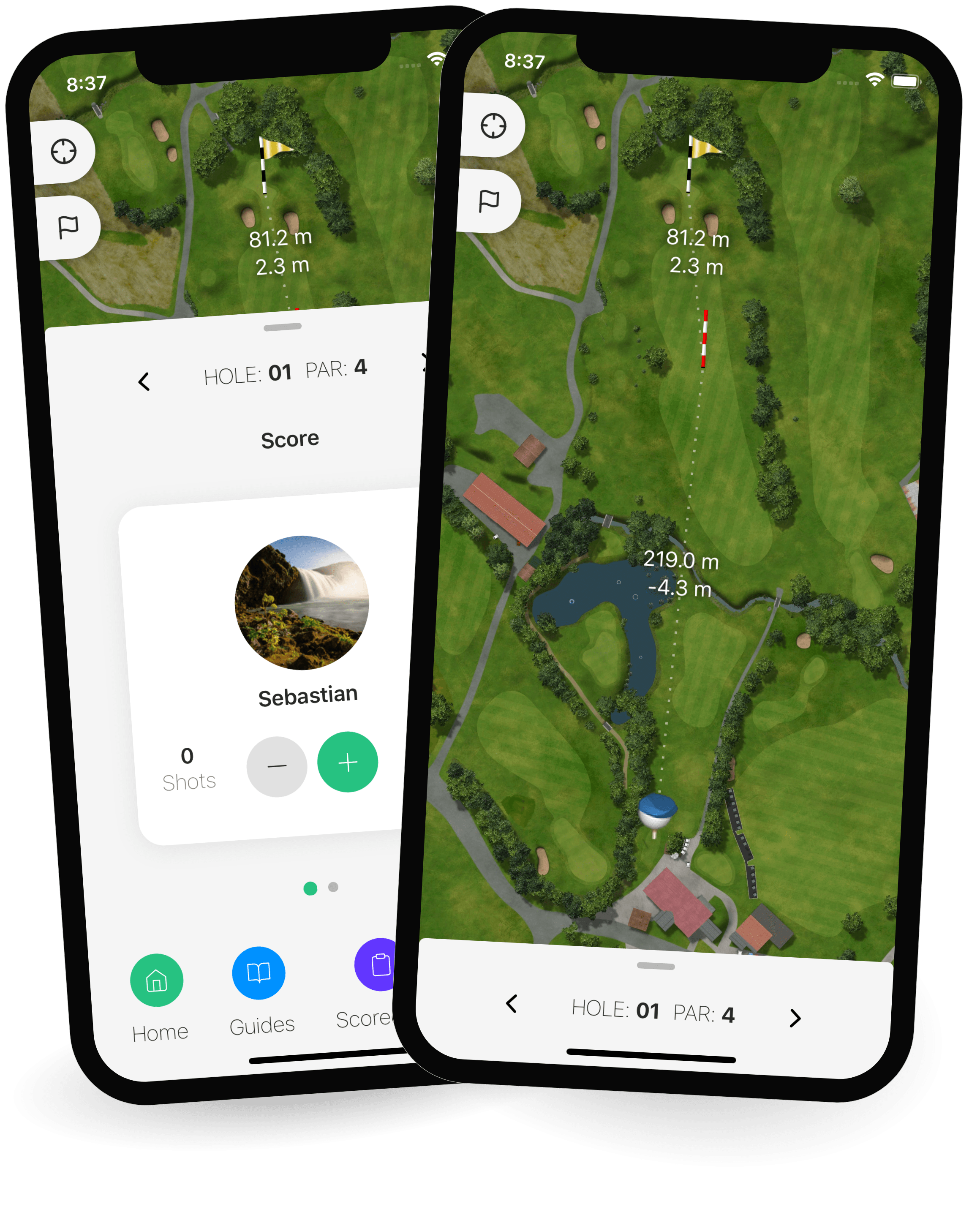 Náhľad obrazoviek jednej zo série mobilných aplikácie Creative Golf 3d | 3 z 4
