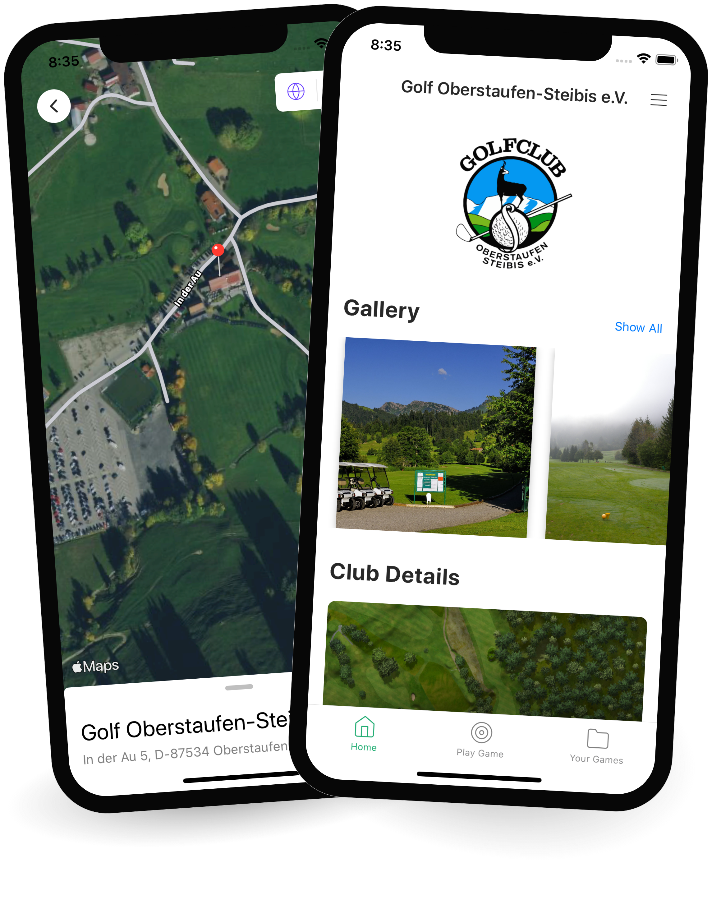 Náhľad obrazoviek jednej zo série mobilných aplikácie Creative Golf 3d | 1 z 4