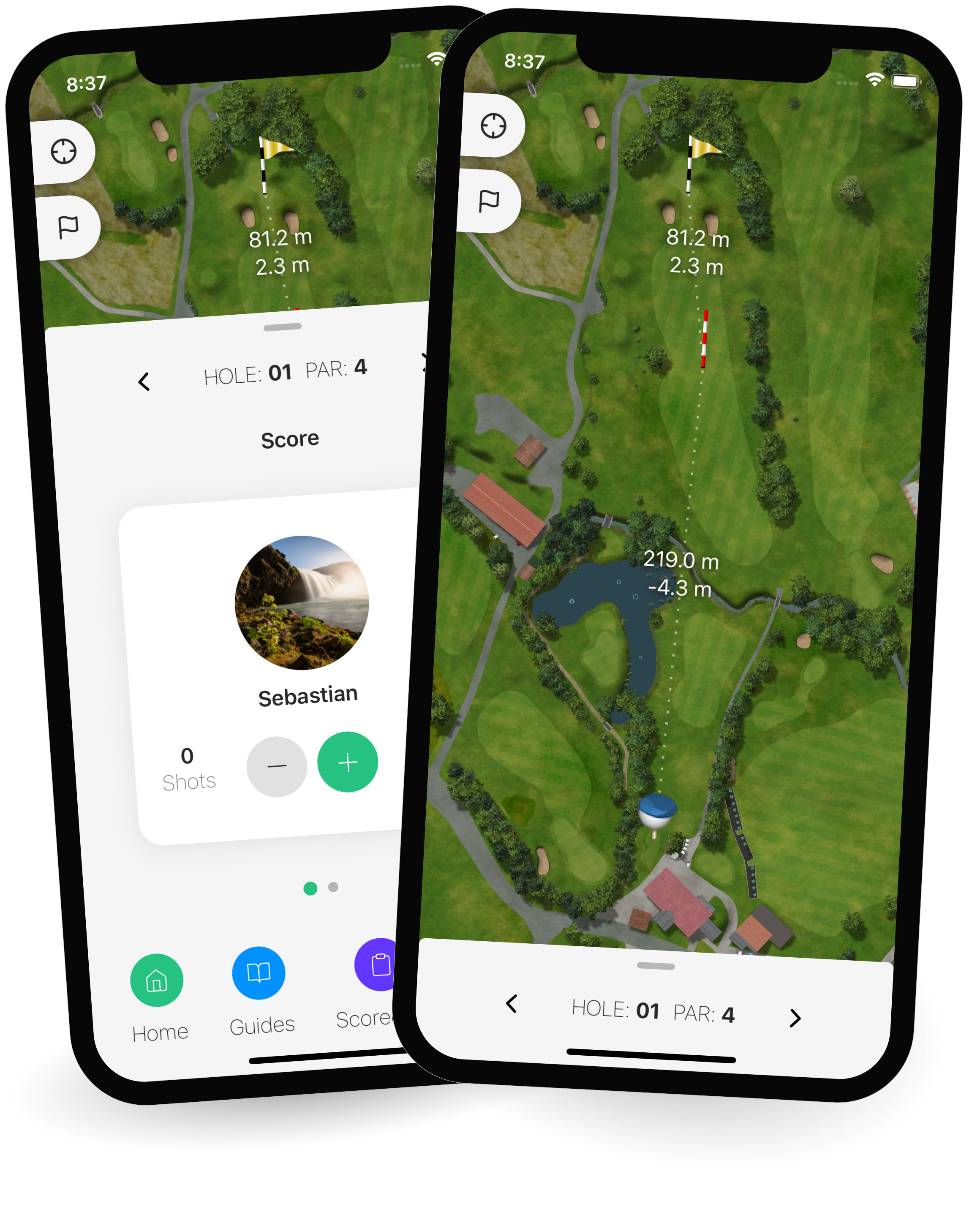 Náhľad obrazoviek jednej zo série mobilných aplikácie Creative Golf 3d | 3 z 4